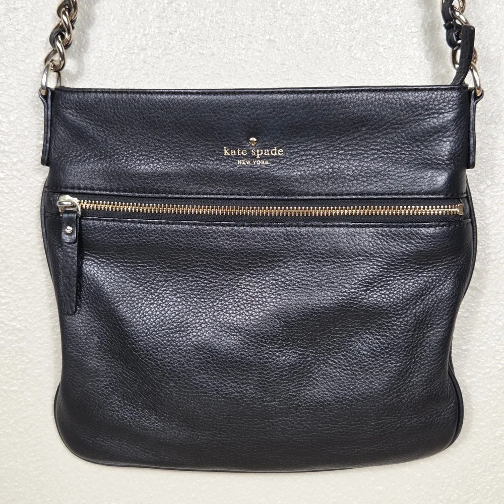 Kate Spade Cobble Hill Ellen Black Pebbled Leather Crossbody Bag